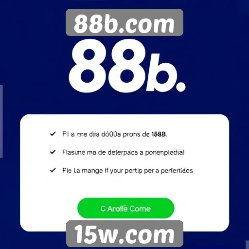 Promoções e bônus disponíveis no 88b.com